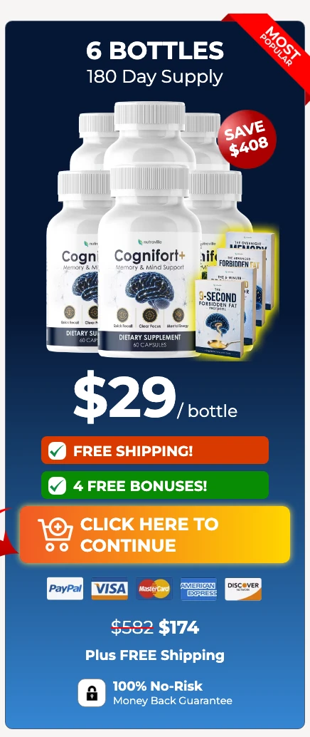 CogniFort+ 6 bottles