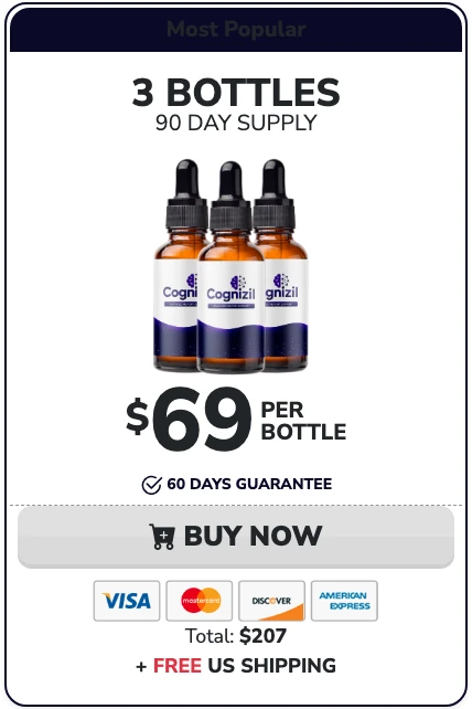 Cognizil 3 bottles